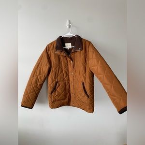 Brown Quilted Winter Jacket / Coat